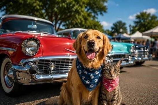 Retrô Pet-Car une carros antigos e adoção em Caieiras